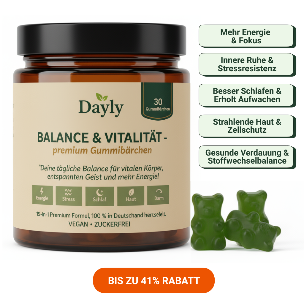 Dayly BALANCE & VITALITÄT - premium Gummibärchen